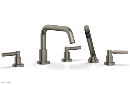 Phylrich - Basic Deck Tub Set with Hand Shower - Lever Handles