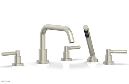 Phylrich - Basic Deck Tub Set with Hand Shower - Lever Handles
