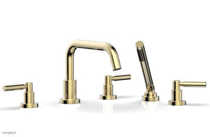 Phylrich - Basic Deck Tub Set with Hand Shower - Lever Handles