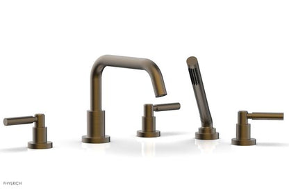 Phylrich - Basic Deck Tub Set with Hand Shower - Lever Handles
