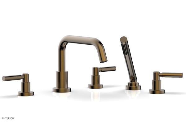 Phylrich - Basic Deck Tub Set with Hand Shower - Lever Handles