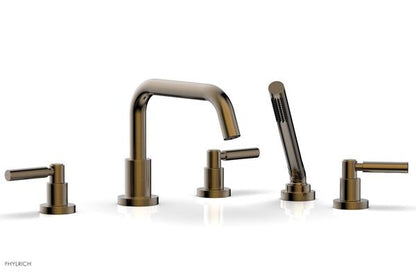 Phylrich - Basic Deck Tub Set with Hand Shower - Lever Handles