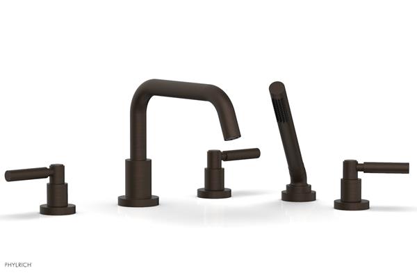 Phylrich - Basic Deck Tub Set with Hand Shower - Lever Handles