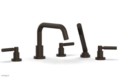 Phylrich - Basic Deck Tub Set with Hand Shower - Lever Handles
