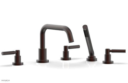 Phylrich - Basic Deck Tub Set with Hand Shower - Lever Handles