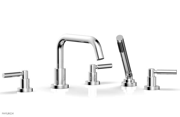 Phylrich - Basic Deck Tub Set with Hand Shower - Lever Handles