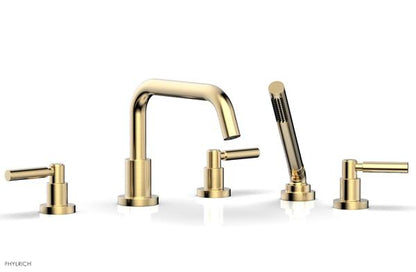 Phylrich - Basic Deck Tub Set with Hand Shower - Lever Handles