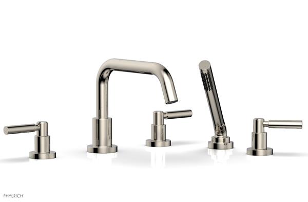 Phylrich - Basic Deck Tub Set with Hand Shower - Lever Handles