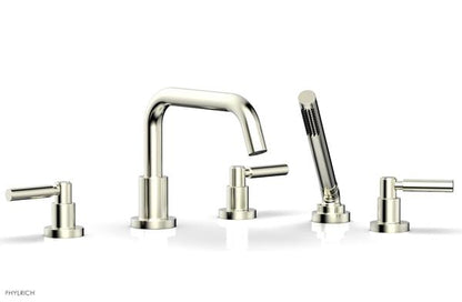 Phylrich - Basic Deck Tub Set with Hand Shower - Lever Handles