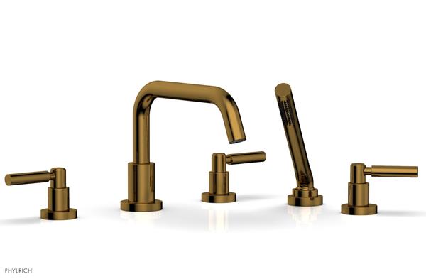 Phylrich - Basic Deck Tub Set with Hand Shower - Lever Handles