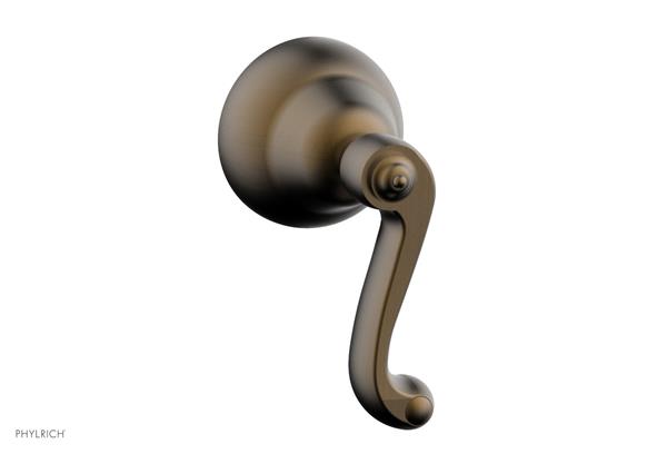 Phylrich - Revere & Savannah Volume Control/Diverter Trim - Curved Lever Handle