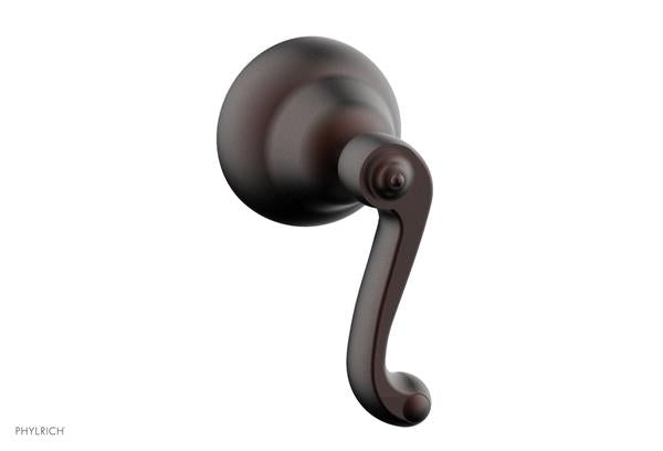 Phylrich - Revere & Savannah Volume Control/Diverter Trim - Curved Lever Handle