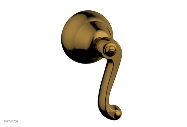 Phylrich - Revere & Savannah Volume Control/Diverter Trim - Curved Lever Handle