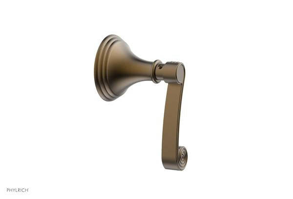 Phylrich - 3Ring Volume Control/Diverter Trim - Curved Lever Handle