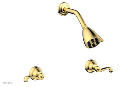 Phylrich - Revere & Savannah Two Handle Shower Set - Curved Lever Handles