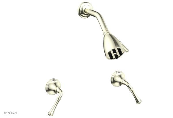 Phylrich - 3Ring Two Handle Shower Set - Lever Handles