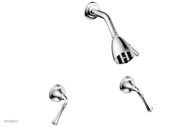 Phylrich - 3Ring Two Handle Shower Set - Lever Handles