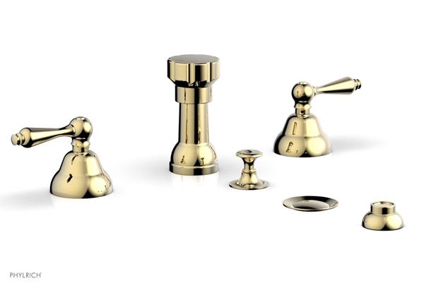 Phylrich - Revere & Savannah Four Hole Bide Set - Lever Handles