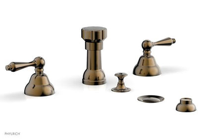 Phylrich - Revere & Savannah Four Hole Bide Set - Lever Handles
