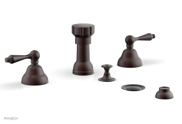 Phylrich - Revere & Savannah Four Hole Bide Set - Lever Handles