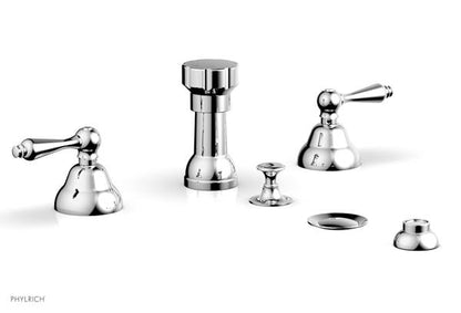 Phylrich - Revere & Savannah Four Hole Bide Set - Lever Handles