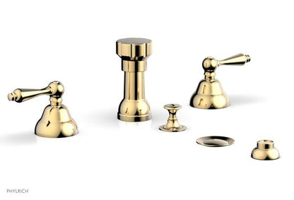 Phylrich - Revere & Savannah Four Hole Bide Set - Lever Handles