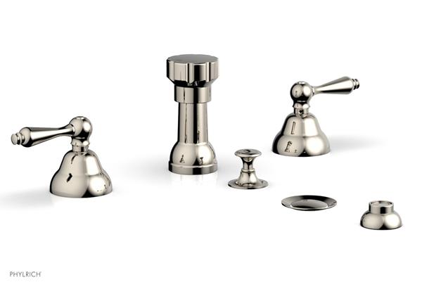 Phylrich - Revere & Savannah Four Hole Bide Set - Lever Handles