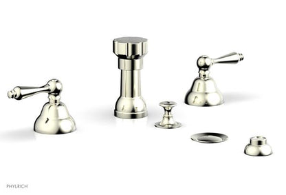 Phylrich - Revere & Savannah Four Hole Bide Set - Lever Handles