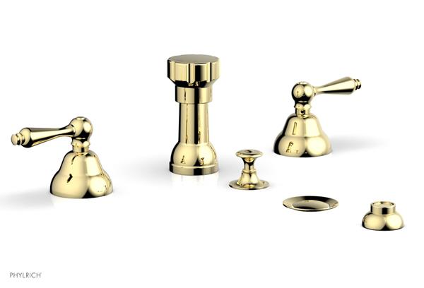 Phylrich - Revere & Savannah Four Hole Bide Set - Lever Handles