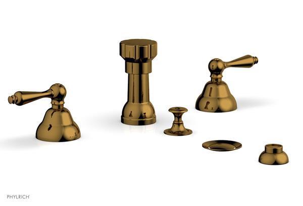Phylrich - Revere & Savannah Four Hole Bide Set - Lever Handles