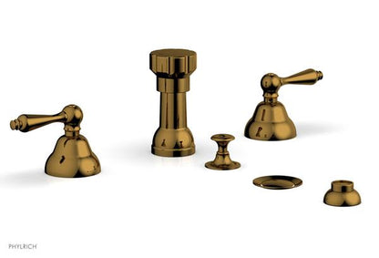 Phylrich - Revere & Savannah Four Hole Bide Set - Lever Handles