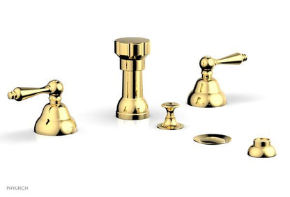 Phylrich - Revere & Savannah Four Hole Bide Set - Lever Handles