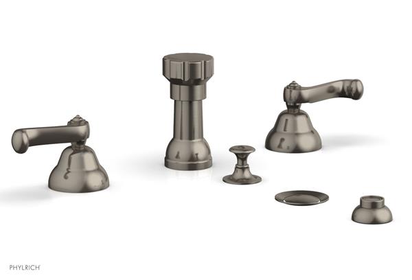 Phylrich - Revere & Savannah Four Hole Bide Set - Curved Lever Handles