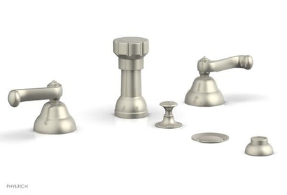 Phylrich - Revere & Savannah Four Hole Bide Set - Curved Lever Handles