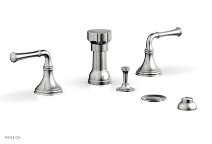 Phylrich - 3Ring Four Hole Bidet Set - Lever Handles