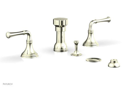 Phylrich - 3Ring Four Hole Bidet Set - Lever Handles