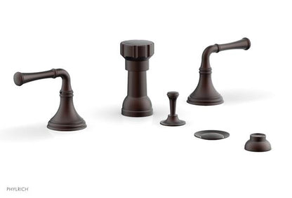 Phylrich - 3Ring Four Hole Bidet Set - Lever Handles