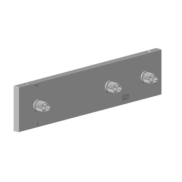Dornbracht - Escutcheon 240 X 35 X 56 Mm - Champagne (22Kt Gold)