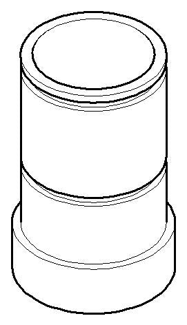 Dornbracht - Soap Dispenser Receptacle Round Ø 30 X 48 Mm - Brushed Platinum