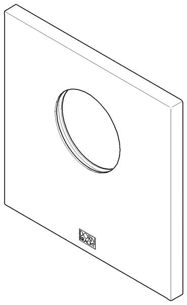 Dornbracht - Xtool Escutcheon 120 X 120 X 8,5 Mm