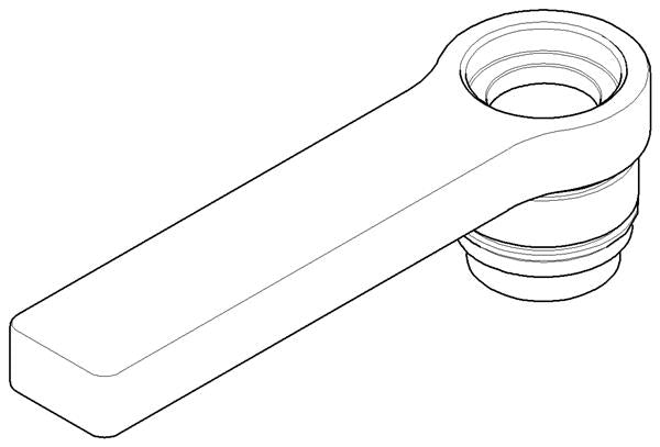 Dornbracht - Body 180 X 48 X 52 Mm - Chrome