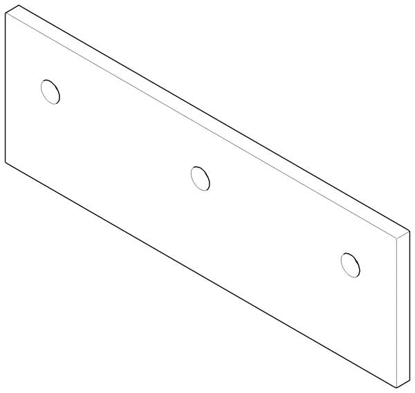 Dornbracht - Escutcheon 235 X 78 X 8,5 Mm - Champagne (22Kt Gold)