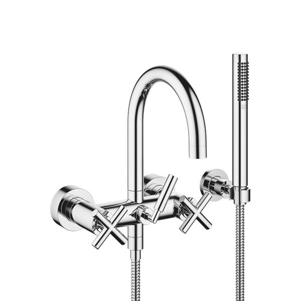 Dornbracht - Tara Tub Mixer For Wall-Mounted Installation With Hand Shower Set