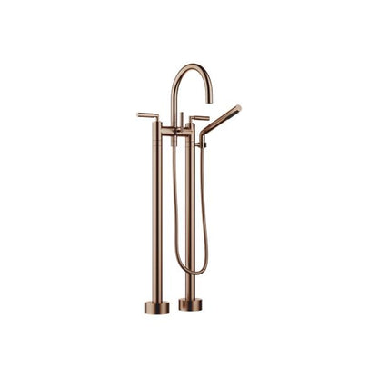 Dornbracht - Tara Two-Hole Tub Mixer For Freestanding Installation With Hand Shower Set