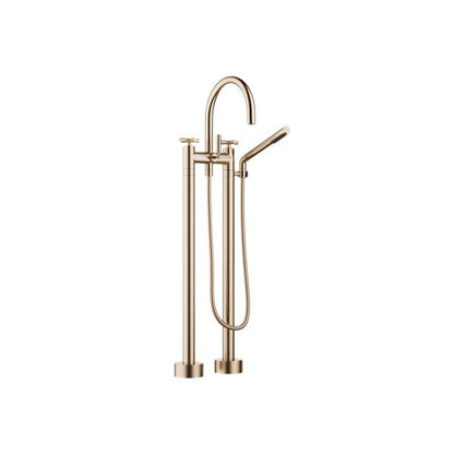 Dornbracht - Tara Two-Hole Tub Mixer For Freestanding Installation With Hand Shower Set