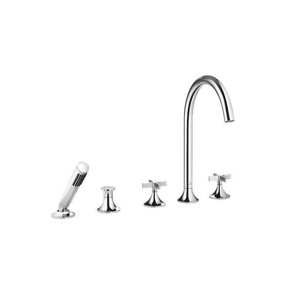 Dornbracht - Vaia Five Hole Tub Set For Deck-Mounted Tub Installation With Diverter