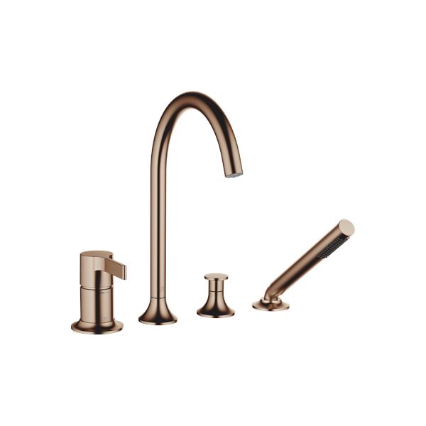 Dornbracht - Vaia Deck-Mounted Tub Mixer, With Hand Shower Set For Deck-Mounted Tub Installation