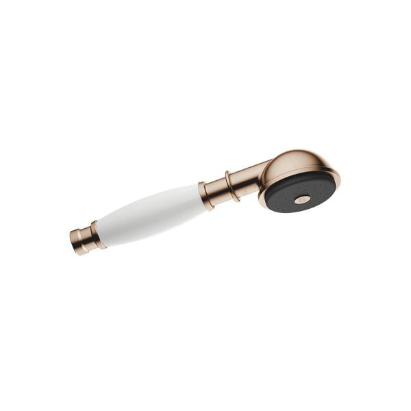 Dornbracht - Madison Metal Hand Shower With Porcelain (White) Handle Flowreduce