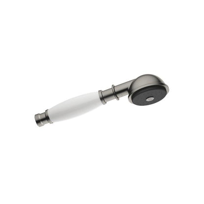 Dornbracht - Madison Metal Hand Shower With Porcelain (White) Handle Flowreduce