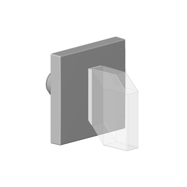 Dornbracht - Handle For Wall Valve Rectangular, Transparent